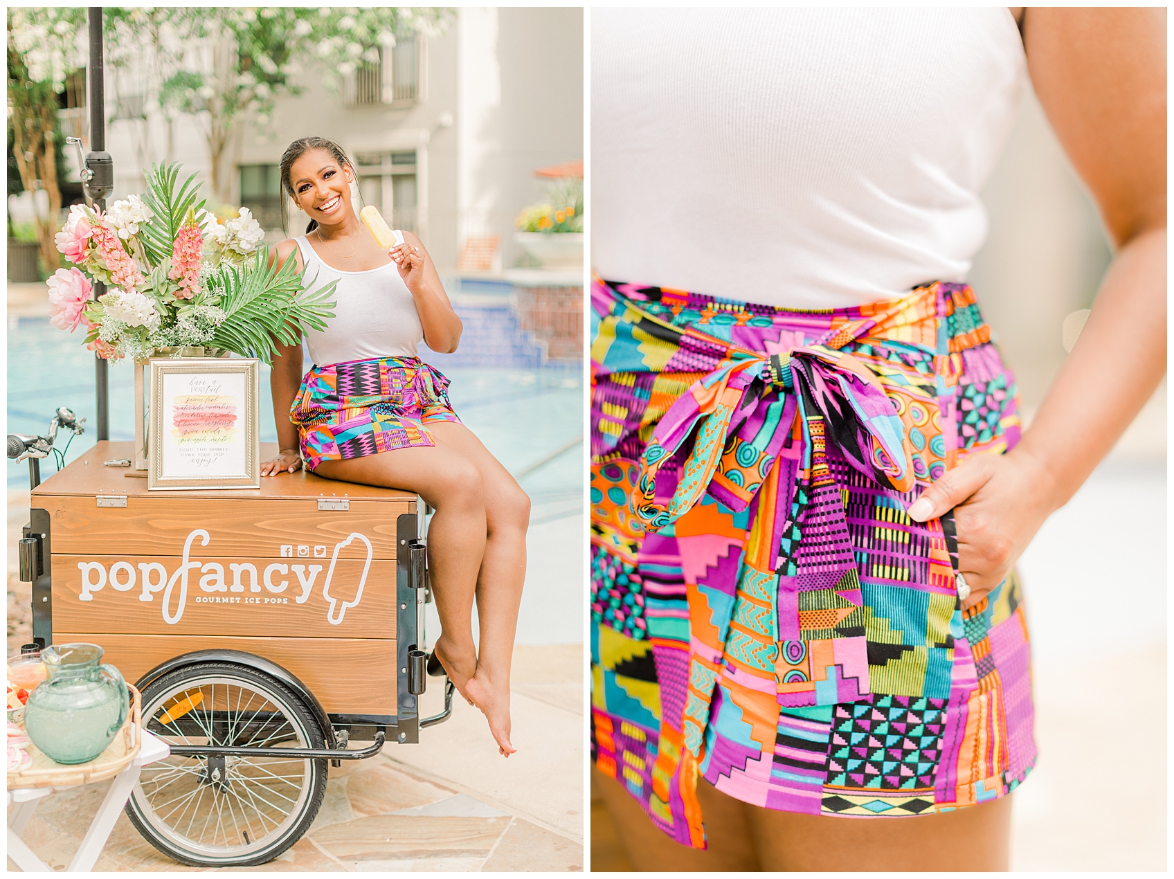 styled party with chic home style shorts diyanu